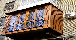 Внешняя отделка балкона Тында цена от 1052 руб. м/2.